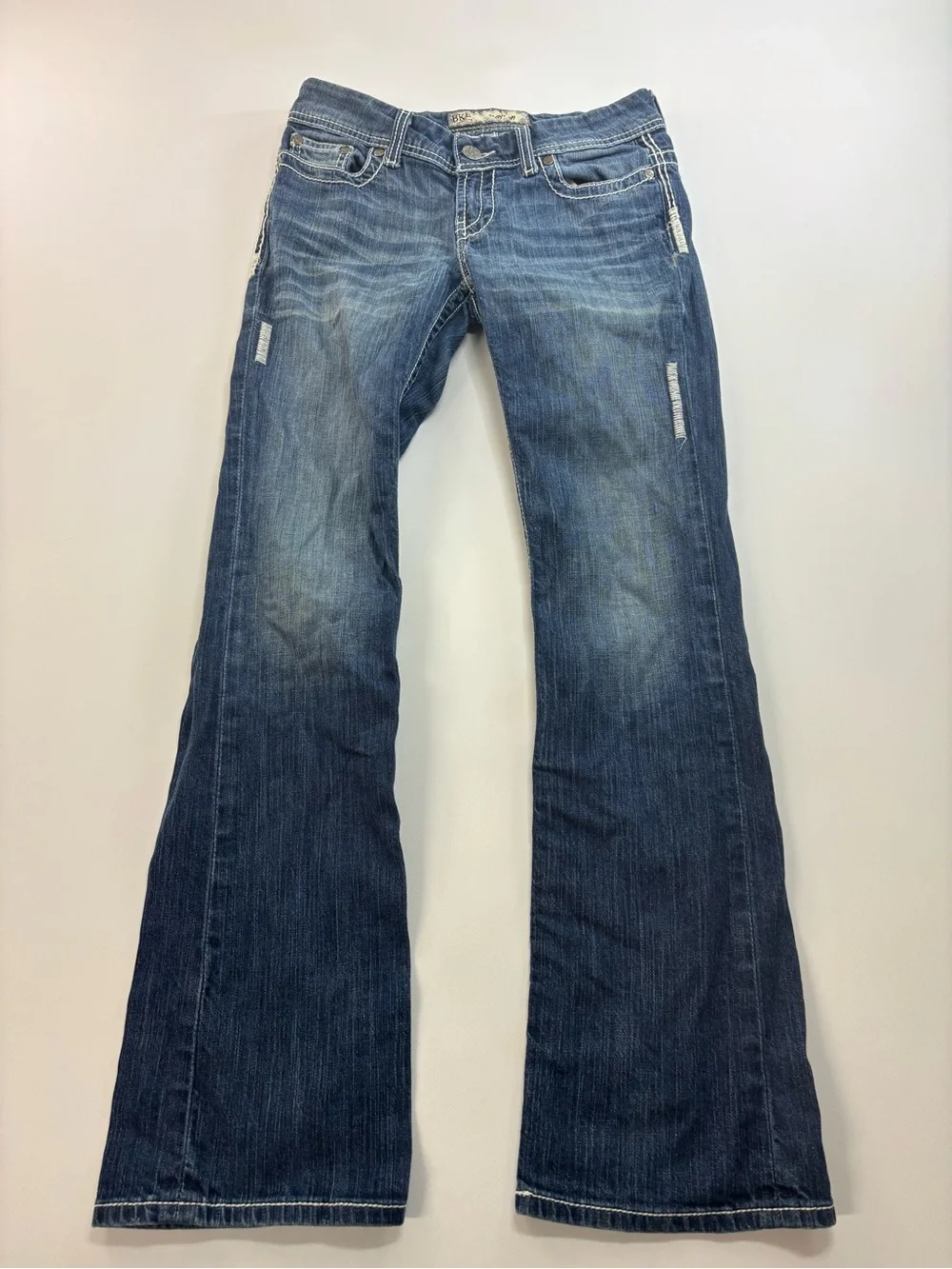 BKE Denim Peyton 27R Bootcut Jeans Buckle Jeans Medium Wash